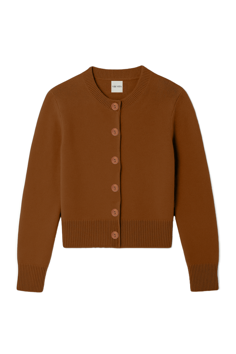 Greta Cardigan, Main, color, FAWN