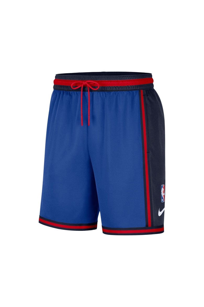 Men's Nike Royal Philadelphia 76ers Pre-Game Performance Shorts, Alternate, color, Royal