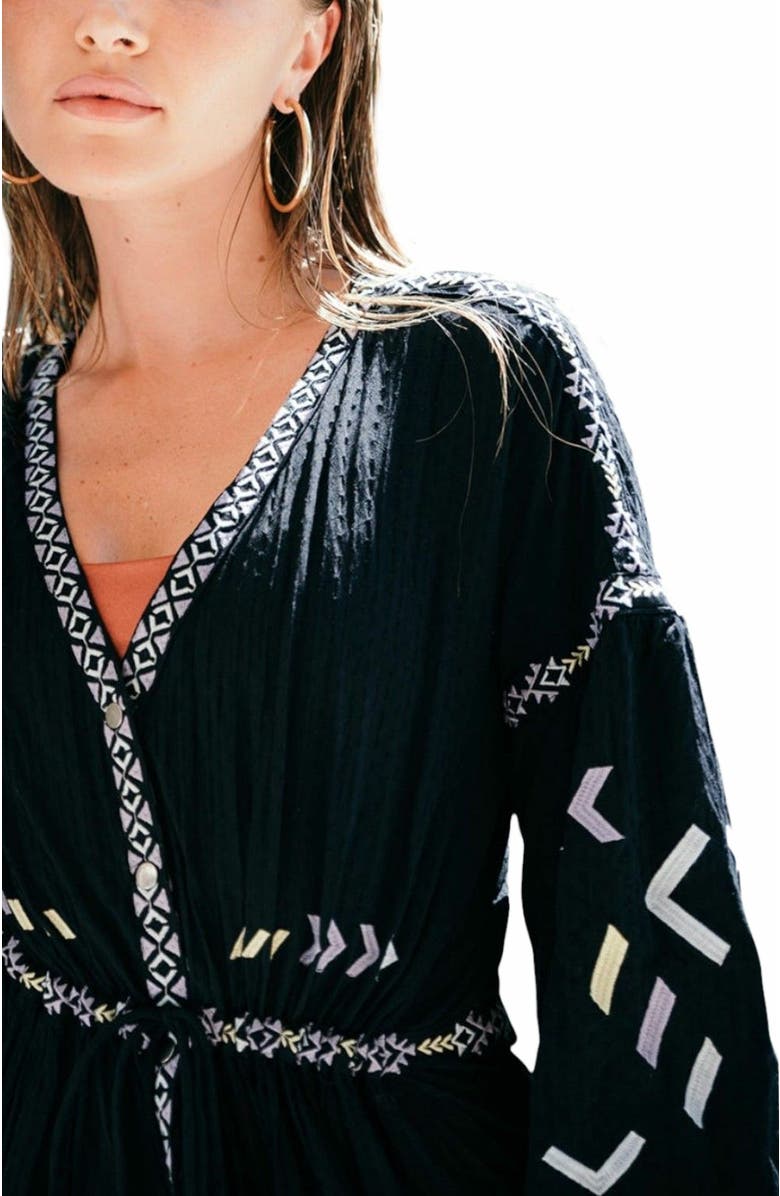 Biliblond Embroider Kaftan, Alternate, color,