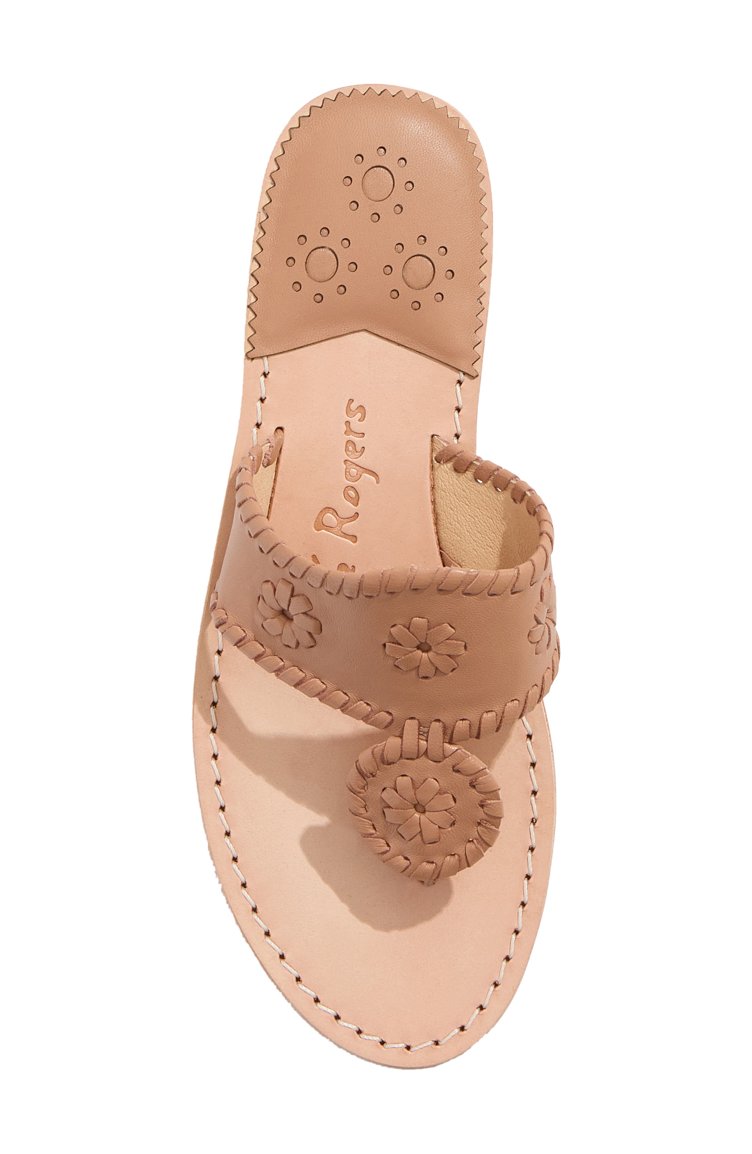 Jacks Flat Sandal, Alternate, color, CAFE AU LAIT