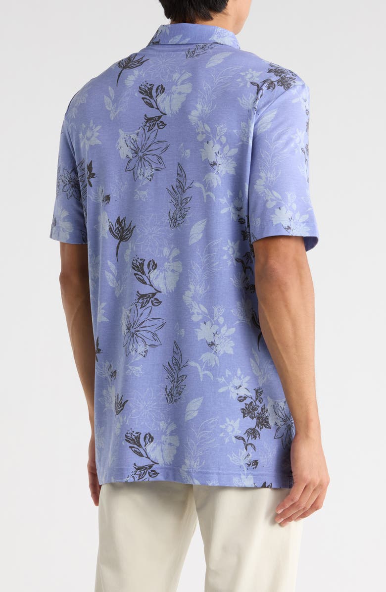 TravisMathew Cruise Featherweight Polo, Alternate, color, Heather Violet Storm