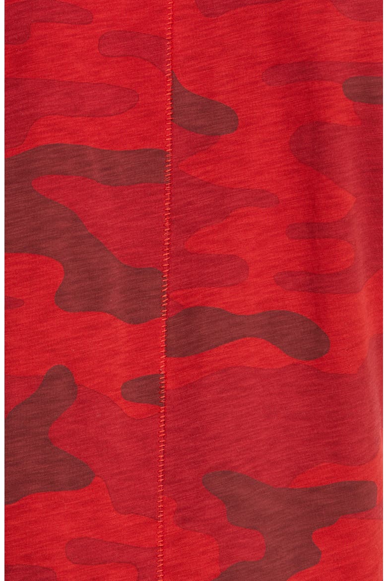 Camo Tee, Alternate, color, RED