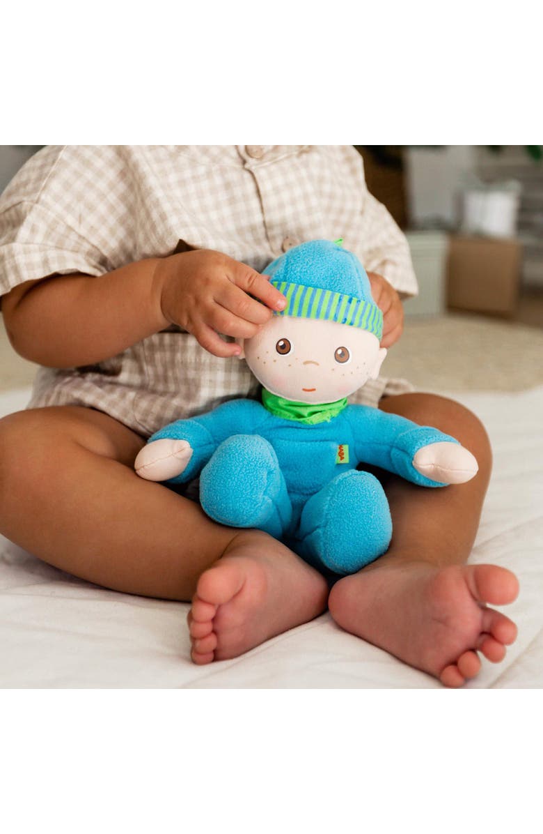 HABA Snug-Up Soft Plush Luis First Baby Doll 8" - Perfect Newborn and Infant Toy, Ideal Boy Doll for Baby Shower Gift, Alternate, color,