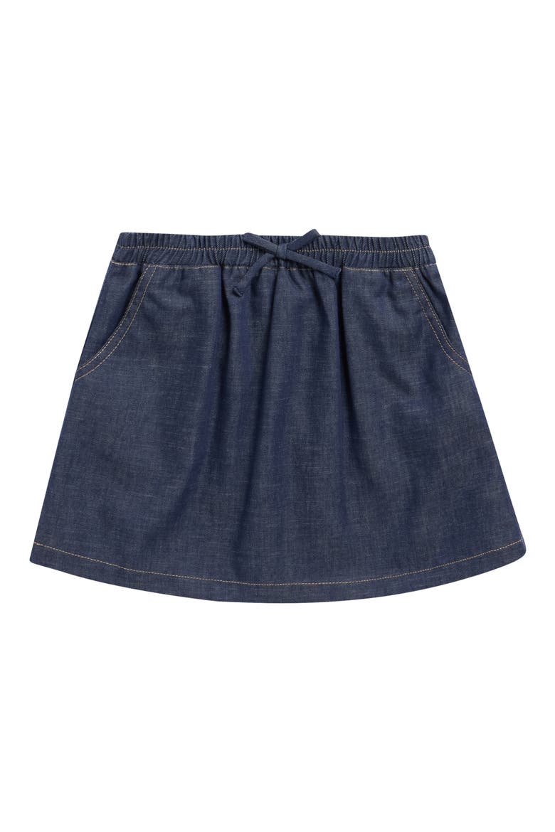Kids' Chambray Elastic Waist Skirt, Main, color, CHAMBRAY