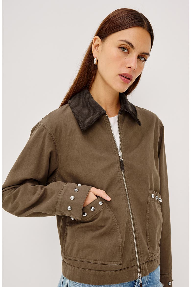 Redding Studded Utility Jacket, Alternate, color, BRONZE