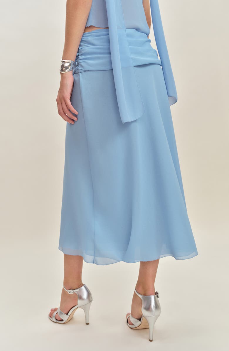 Reformation x Devon Lee Carlson Olivia Low Waist Midi Skirt, Alternate, color, 