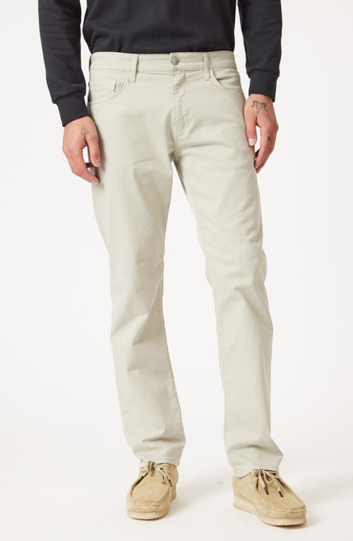 Mavi Jeans Zach Straight Leg Twill Pants In White