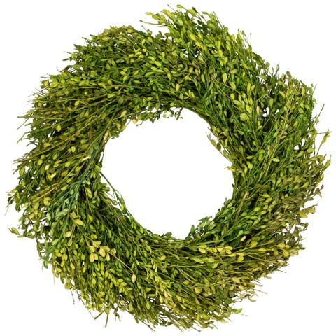 Green Foliage Artificial Spring Wreath - 20' - Unlit