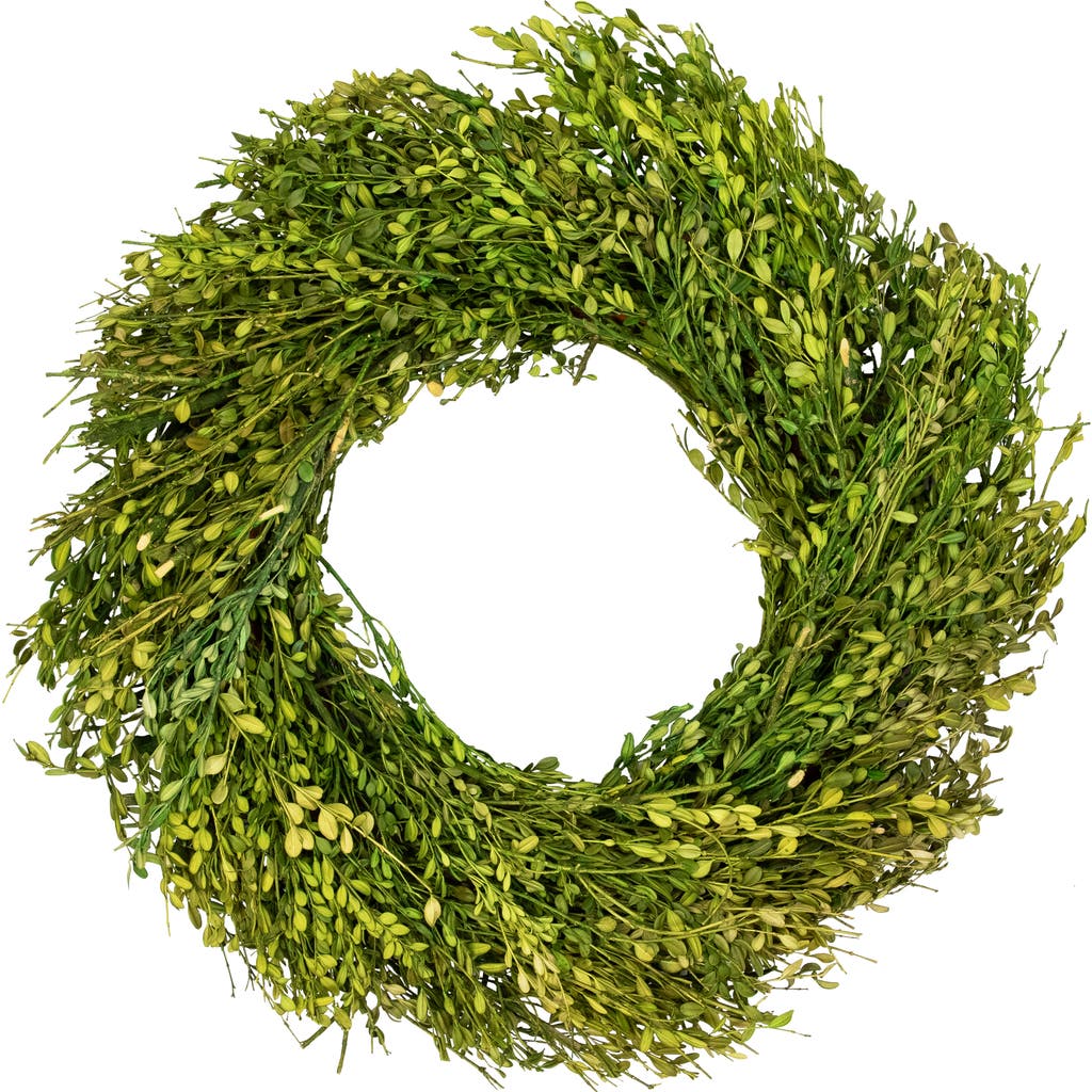 Northlight Green Foliage Artificial Spring Wreath In Green