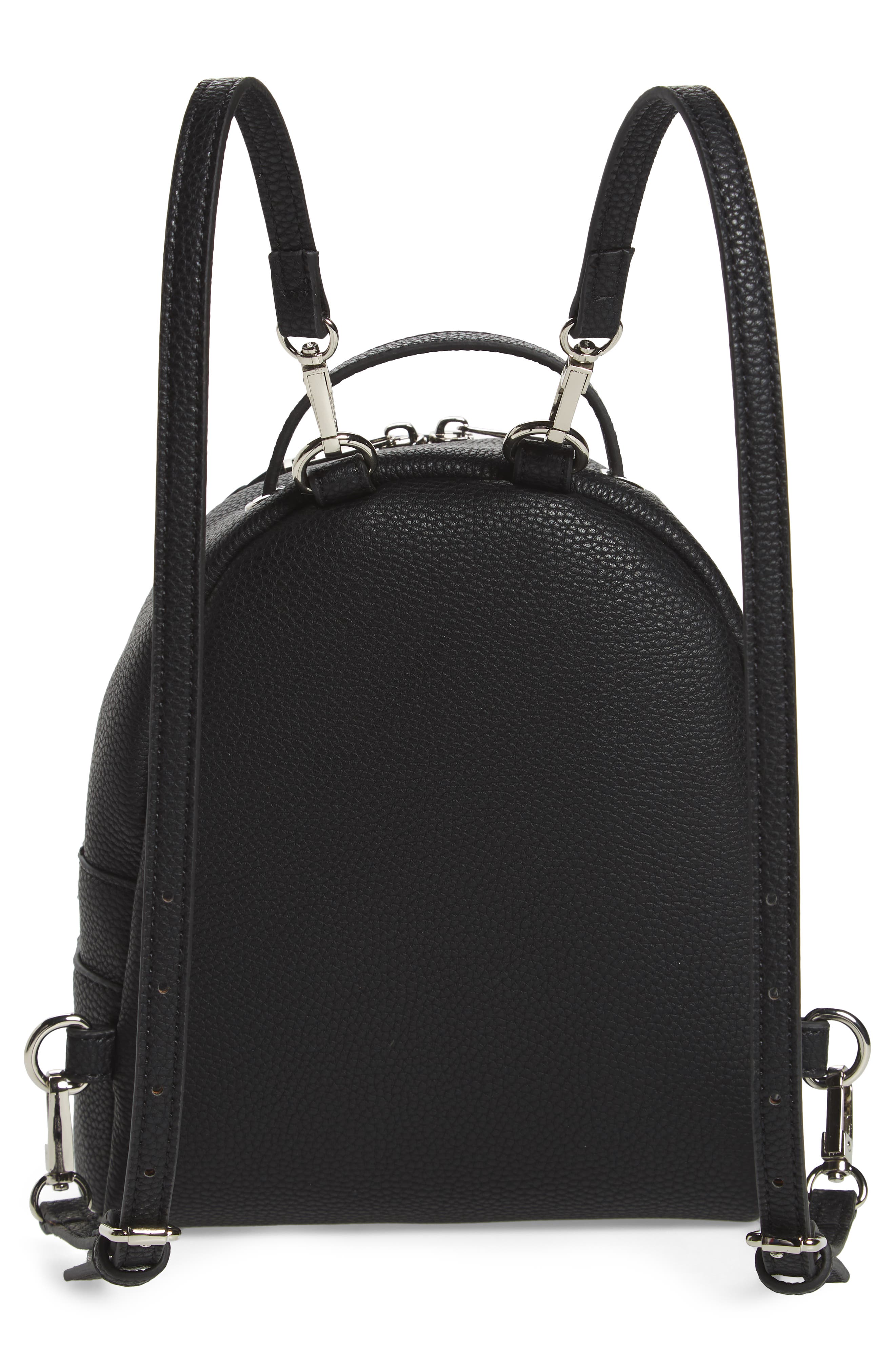 Greta Backpack, Alternate, color, BLACK METALLIC