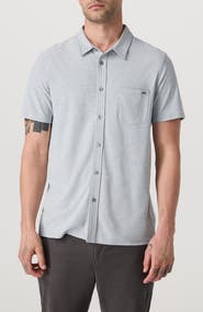 Vuori Ace Solid Short Sleeve Button-Up Shirt