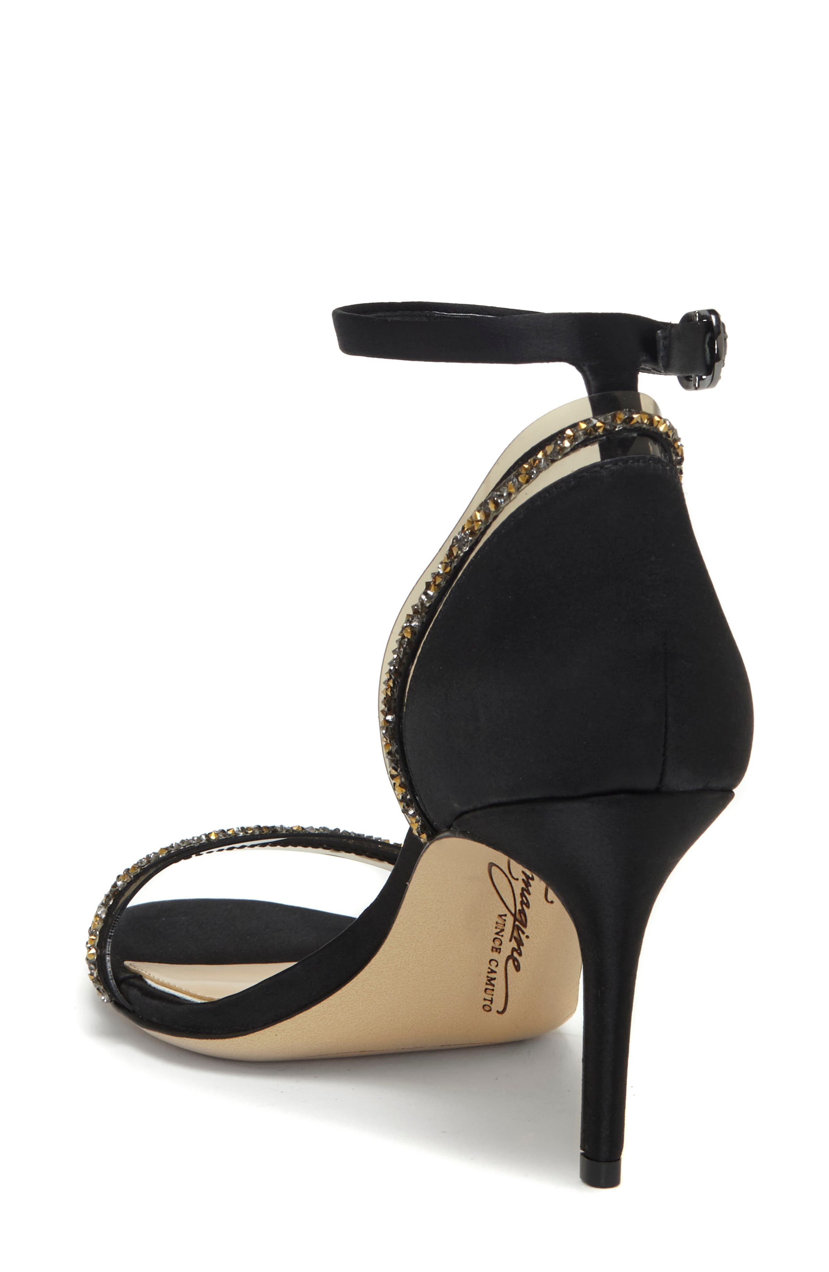 Imagine by Vince Camuto Phillipa Crystal Embellished Clear Sandal, Alternate, color, 