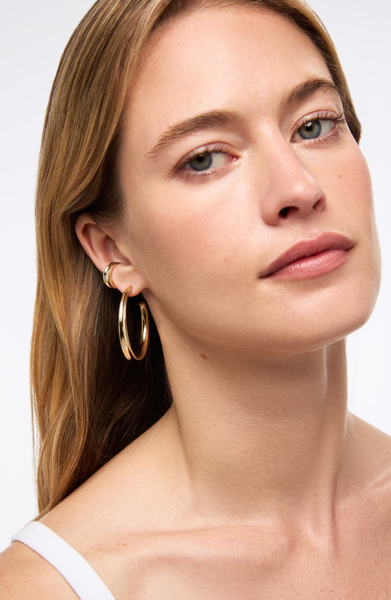 Ana Luisa Wade Large Hoop Earrings, Alternate, color, Gold