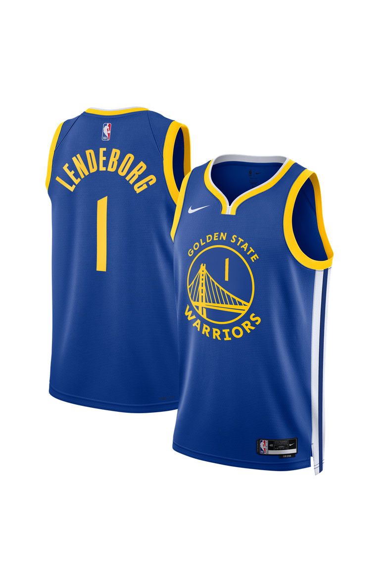 Unisex Nike Yaxel Lendeborg Royal Golden State Warriors Swingman Jersey - Icon Edition, Main, color, Royal