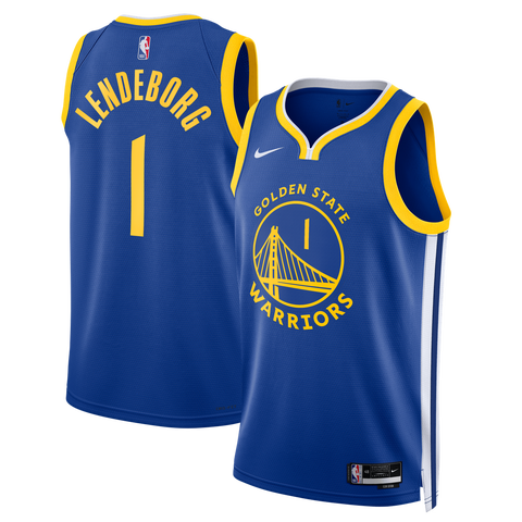 Unisex Nike Yaxel Lendeborg Royal Golden State Warriors Swingman Jersey - Icon Edition
