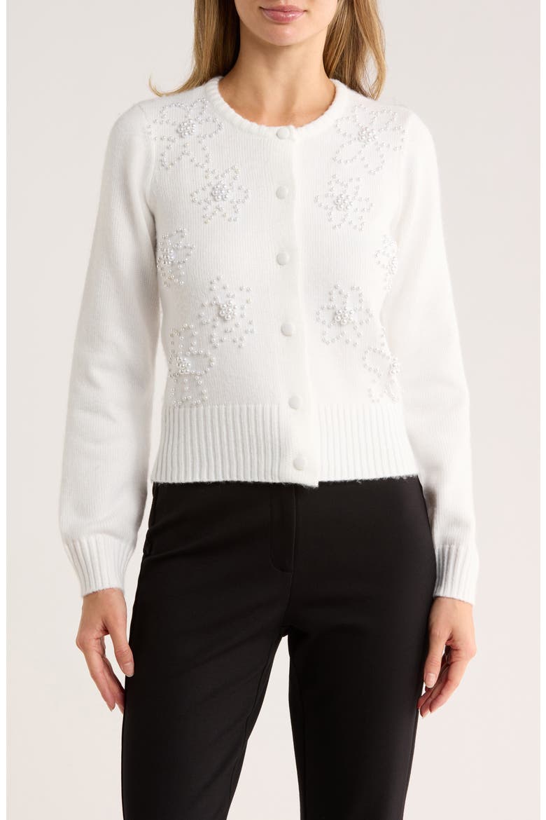 Pearla Cardigan, Main, color, CLOUD DANCER