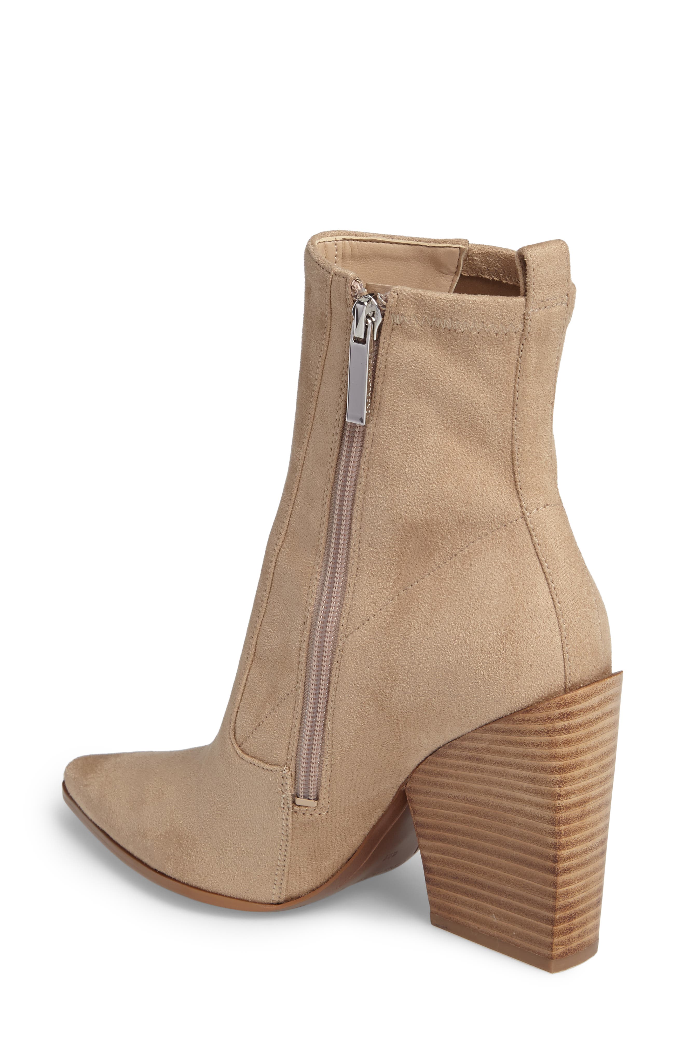 Fallyn Pointed Toe Bootie, Alternate, color, NEW CAMEL