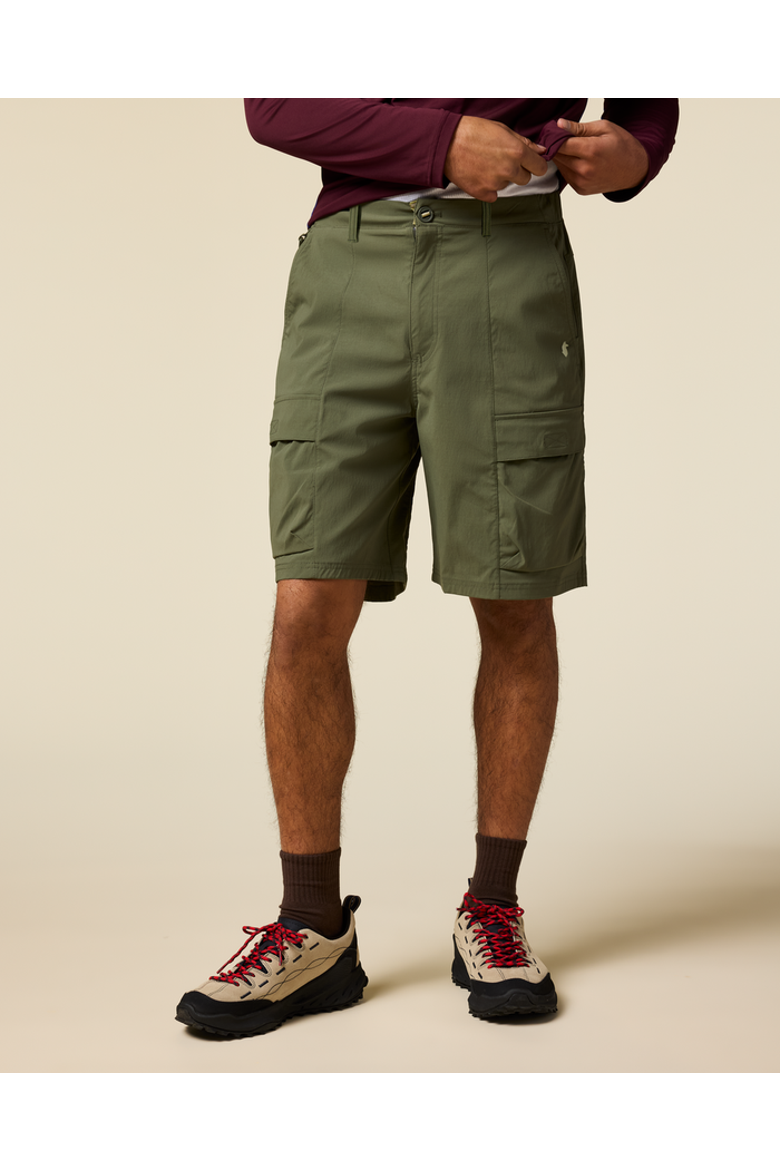 Coraje Tech Cargo Short - Men's, Main, color, Fatigue