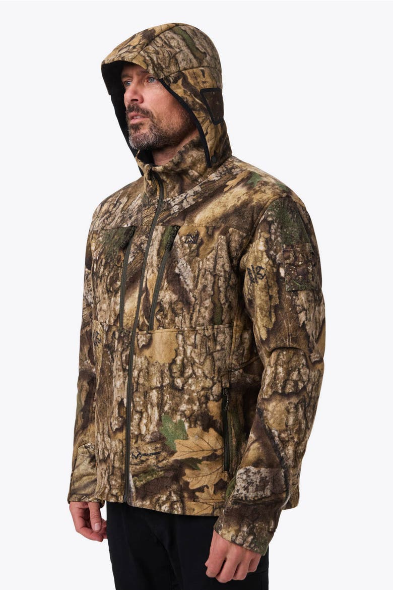 Men's apx Heated Fleece Camo Jacket, Alternate, color, APX Realtree