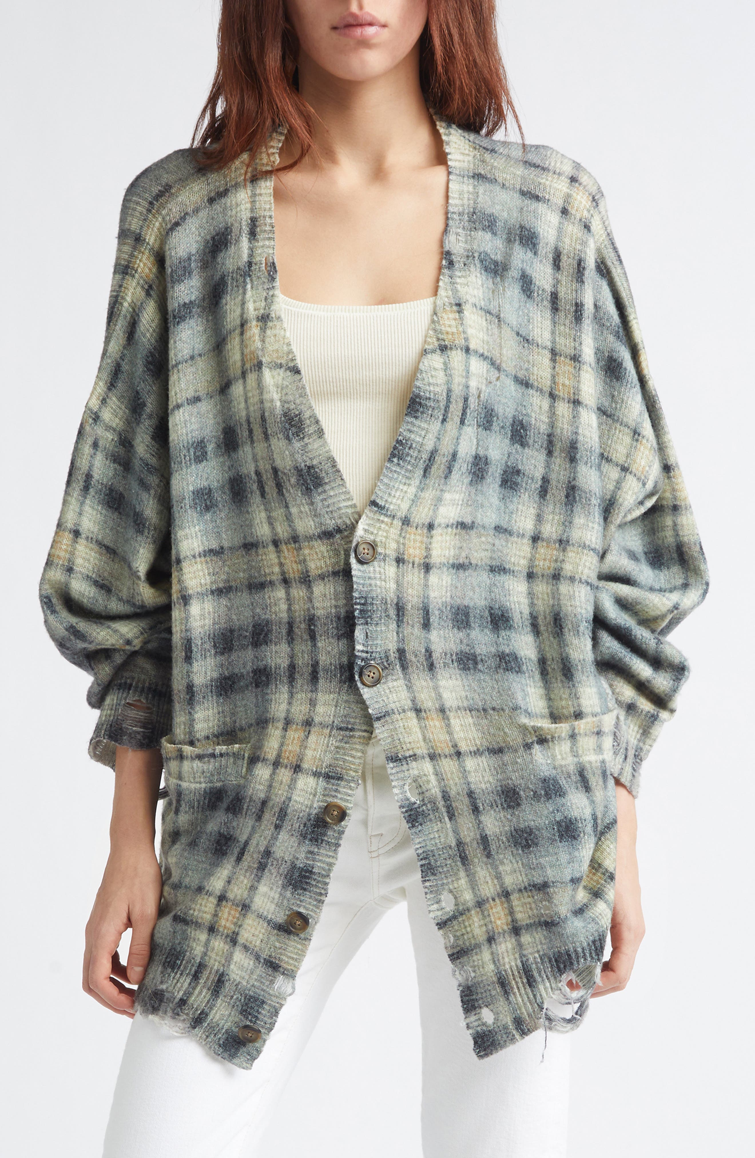 selected GREY BLACK PLAID