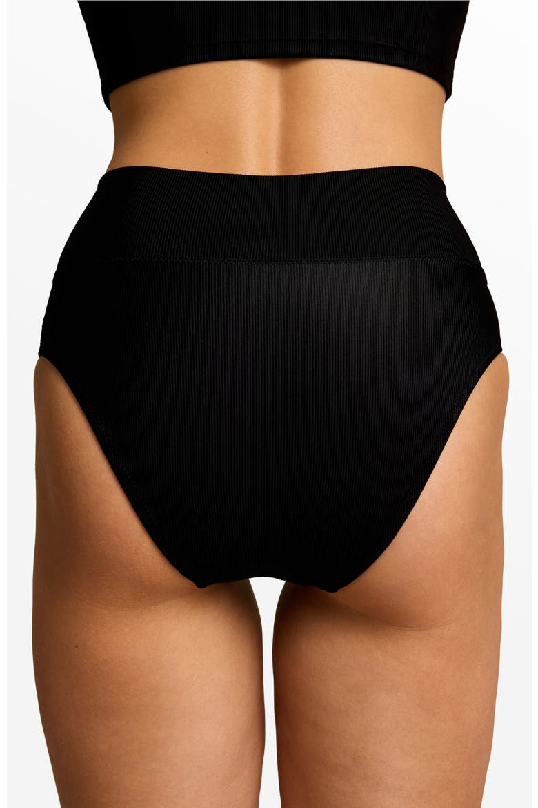High Waisted Bikini Bottom, Main, color, Black