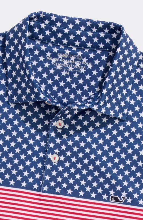 Vineyard Vines Bradley Stripe Sankaty Performance Polo