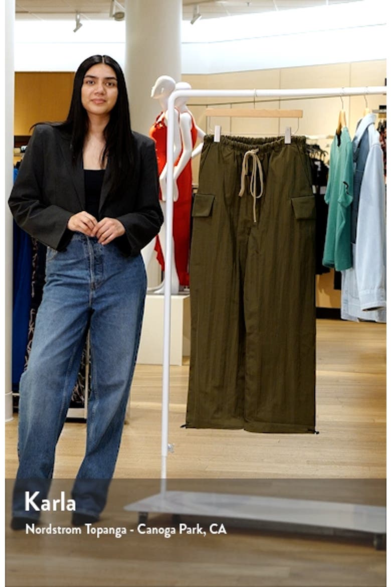 Textured Nylon Field Pants (Women) | Nordstrom