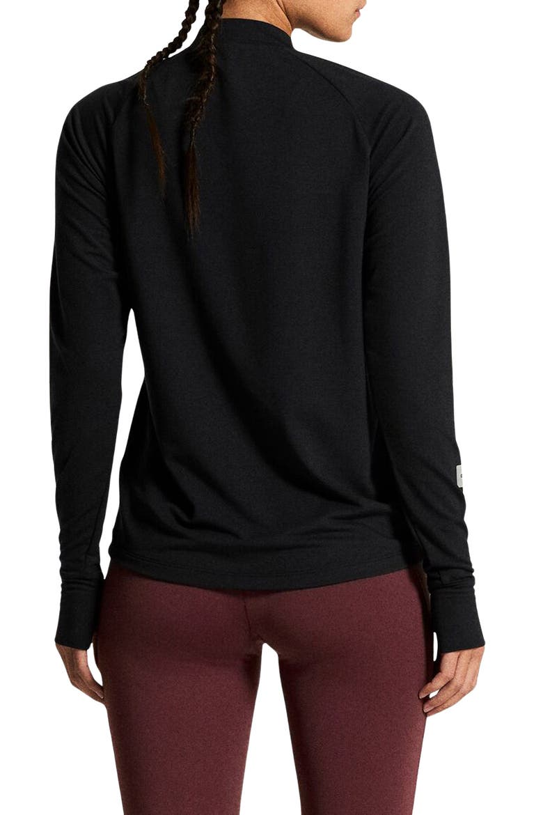 Adv SubZ Zip Performance Jersey, Alternate, color, BLACK