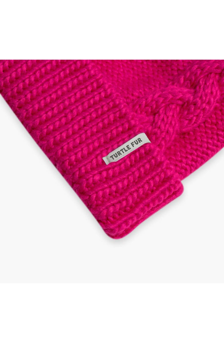 Turtle Fur Youth Lizzy Winter Hat, Alternate, color, Pink