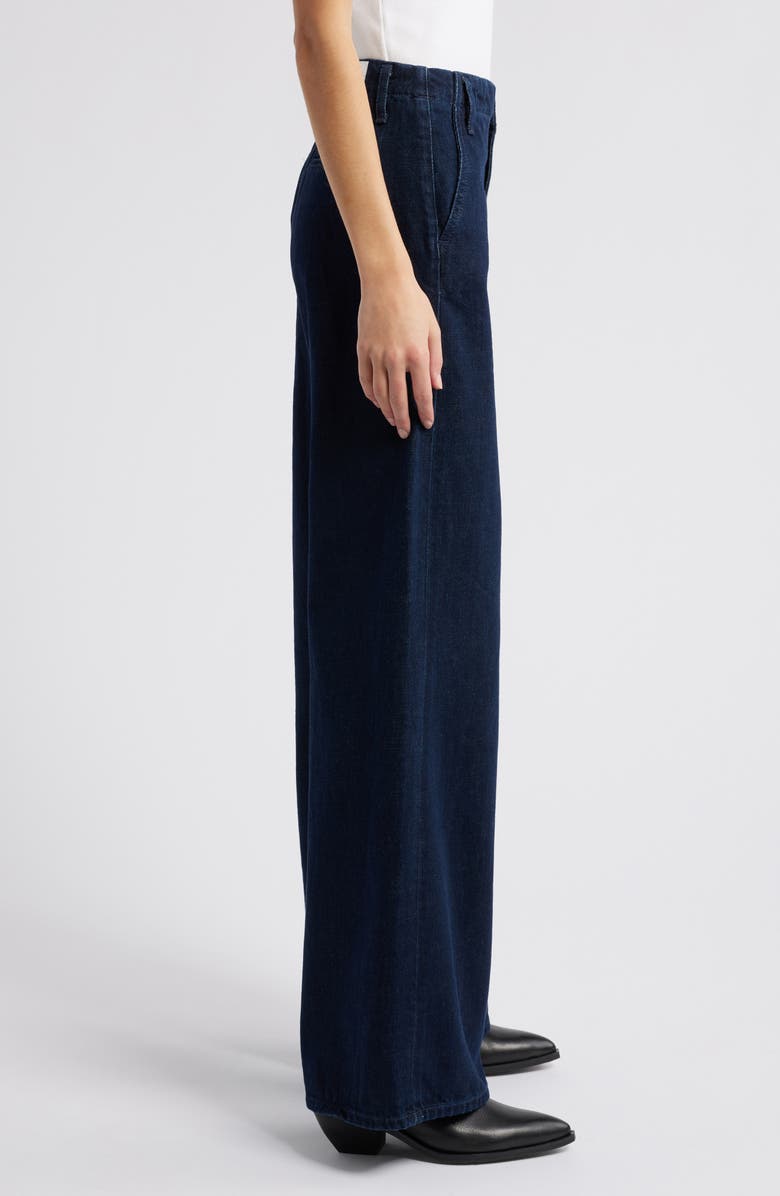 Re/Done Wide Leg Trouser Jeans, Alternate, color, Cross Hatch Rinse