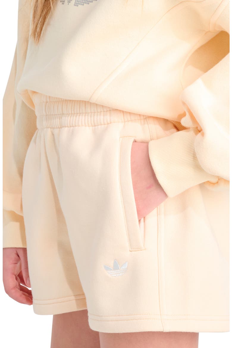 Kids' Essential Sweat Shorts, Alternate, color, OFF WHITE