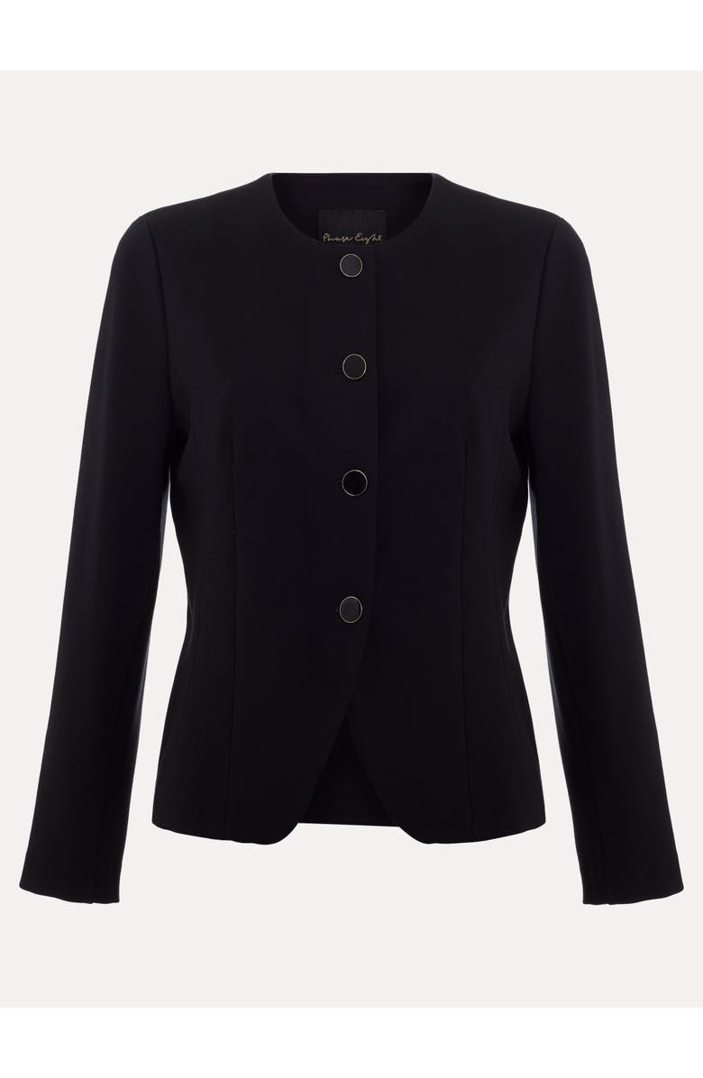Phase Eight Danni Ponte Jacket, Alternate, color, Black