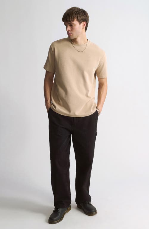 Brooklyn Industries Cotton Blend Crewneck T-shirt In Brown