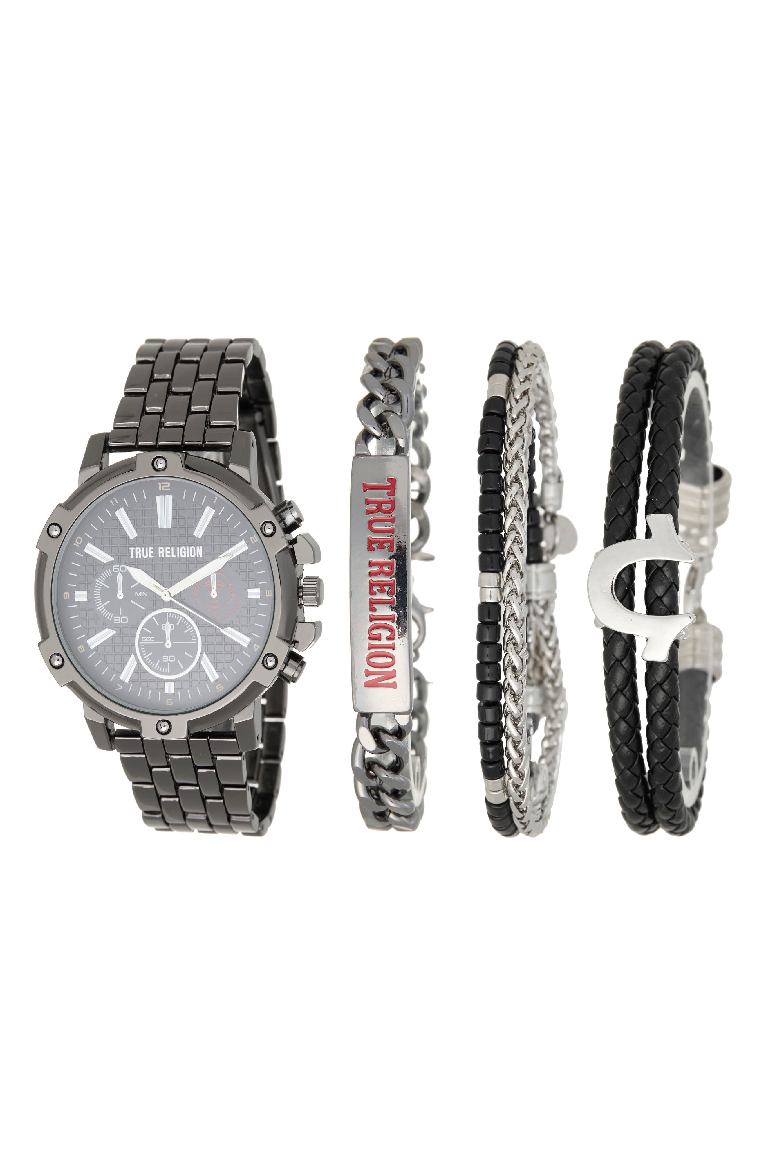 True Religion Chronograph Bracelet Watch, 45mm
