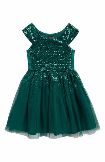 Kids' Sequin & Mesh Dress