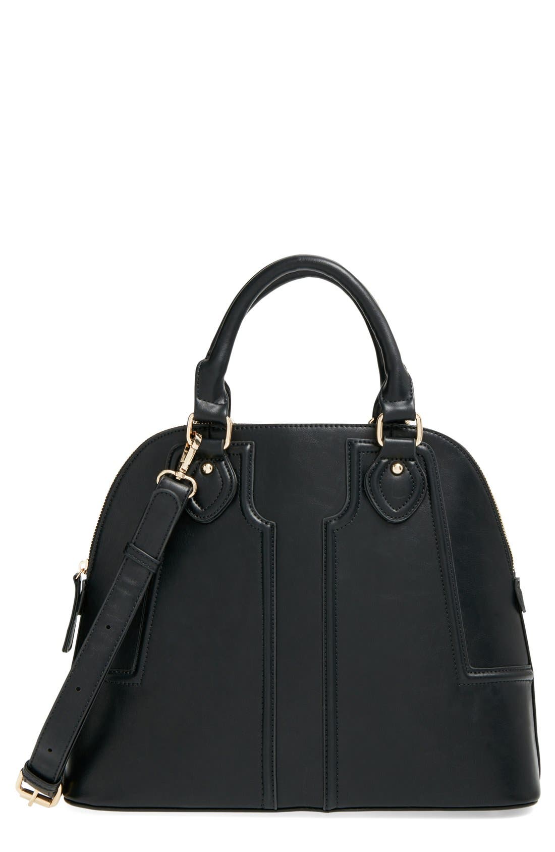 Sole Society 'Marlow' Structured Dome Satchel, Main, color, 