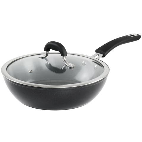 Arlington 3.5 Quart Non Stick Aluminum Saute Pan with Lid