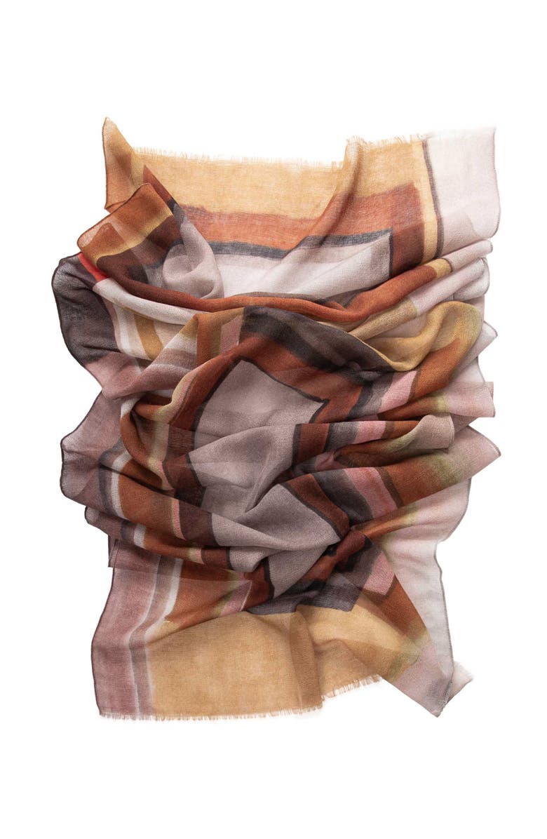 Elizabetta Madrid - Wool Scarf, Alternate, color, Tan