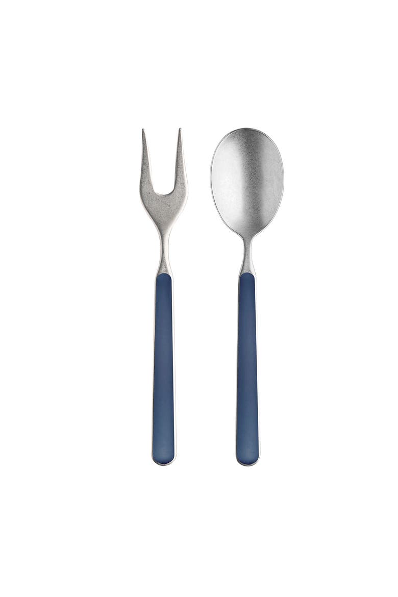 Fantasia Pewter Serving Set - 2 Pieces, Main, color, Cobalt