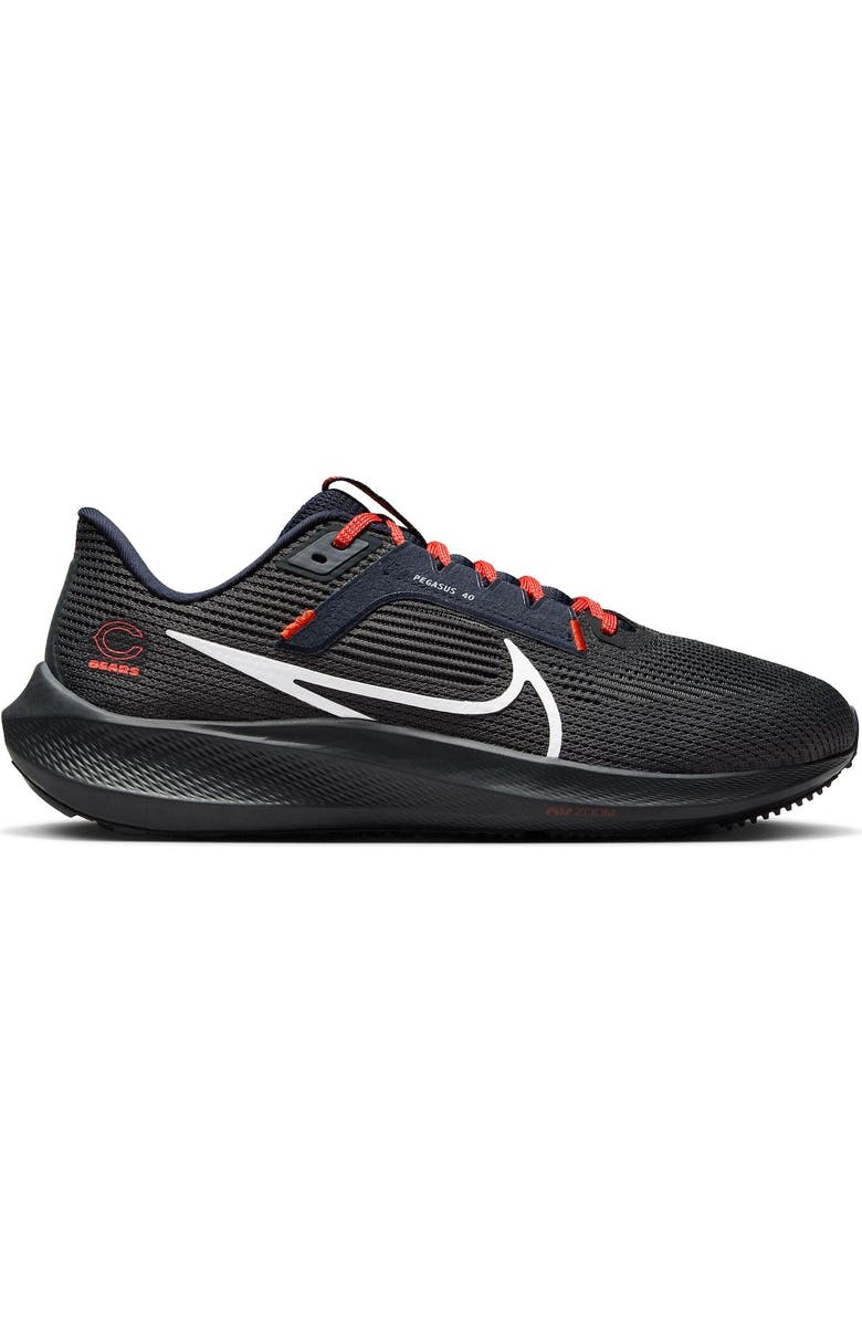 Nike Unisex Nike Anthracite Chicago Bears Zoom Pegasus 40 Running Shoe, Main, color, Anthracite