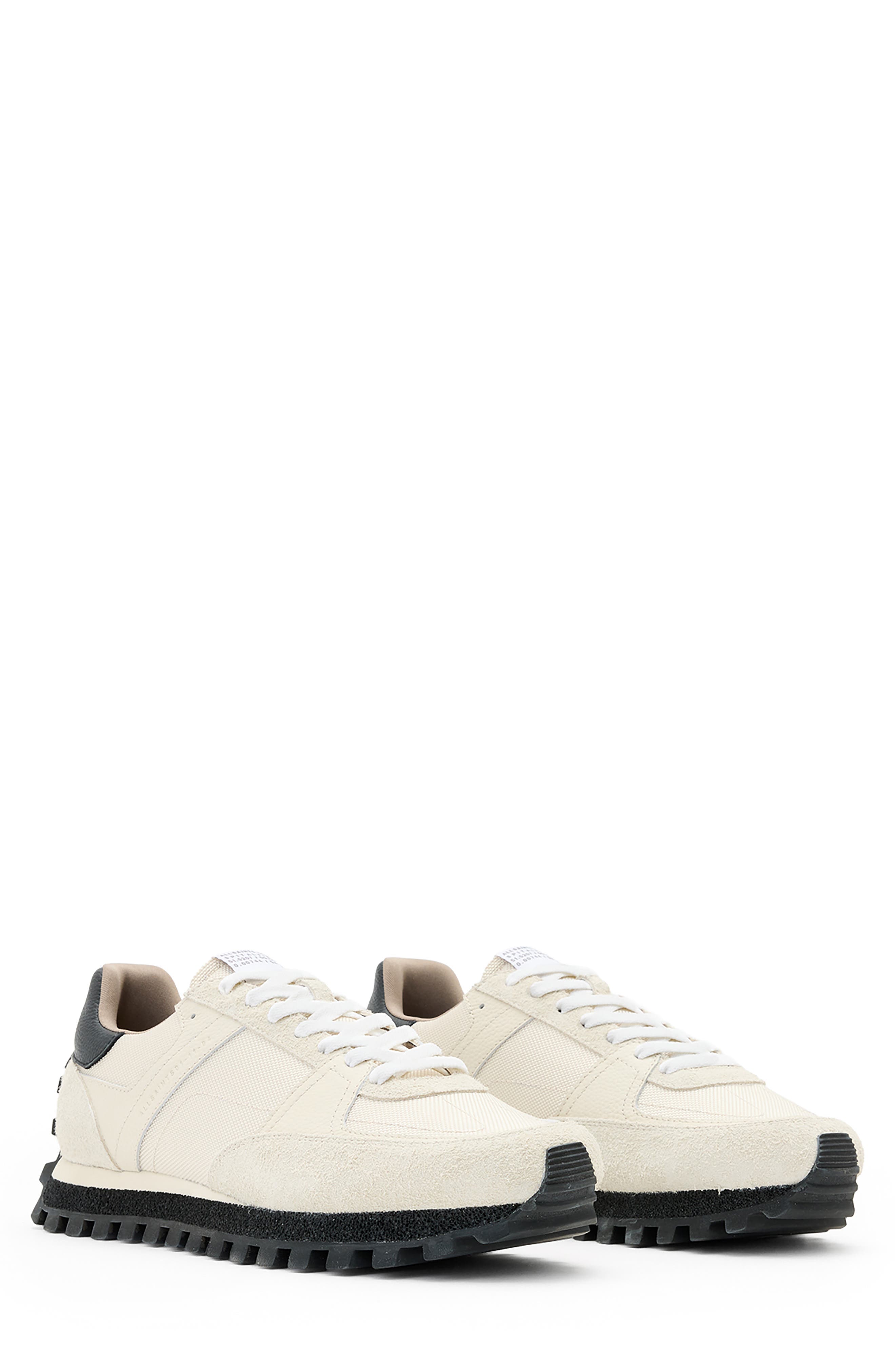 AllSaints Viggo Sneaker, Main, color, Chalk White/ Black