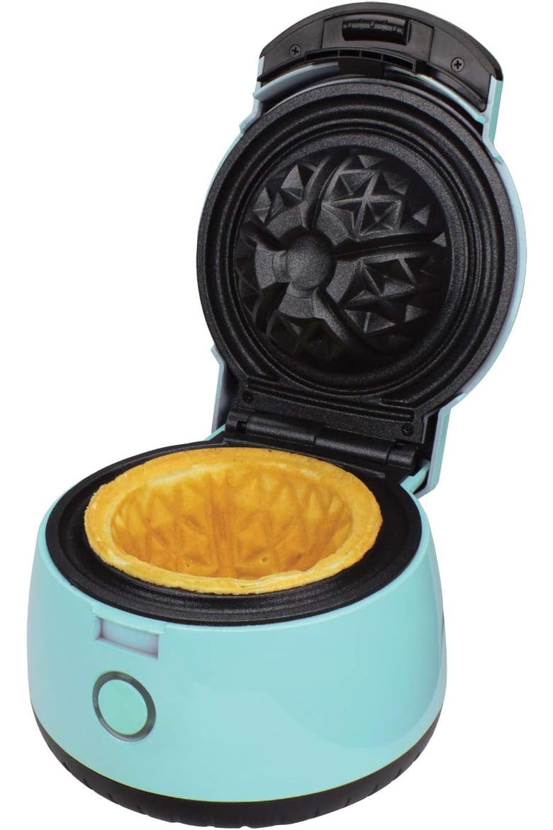 Single Waffle Bowl Maker, Alternate, color, Blue
