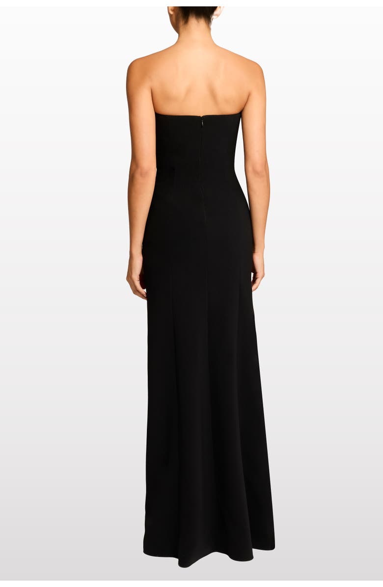 Jenny Packham Lust Strapless Maxi Dress, Alternate, color, Liquorice