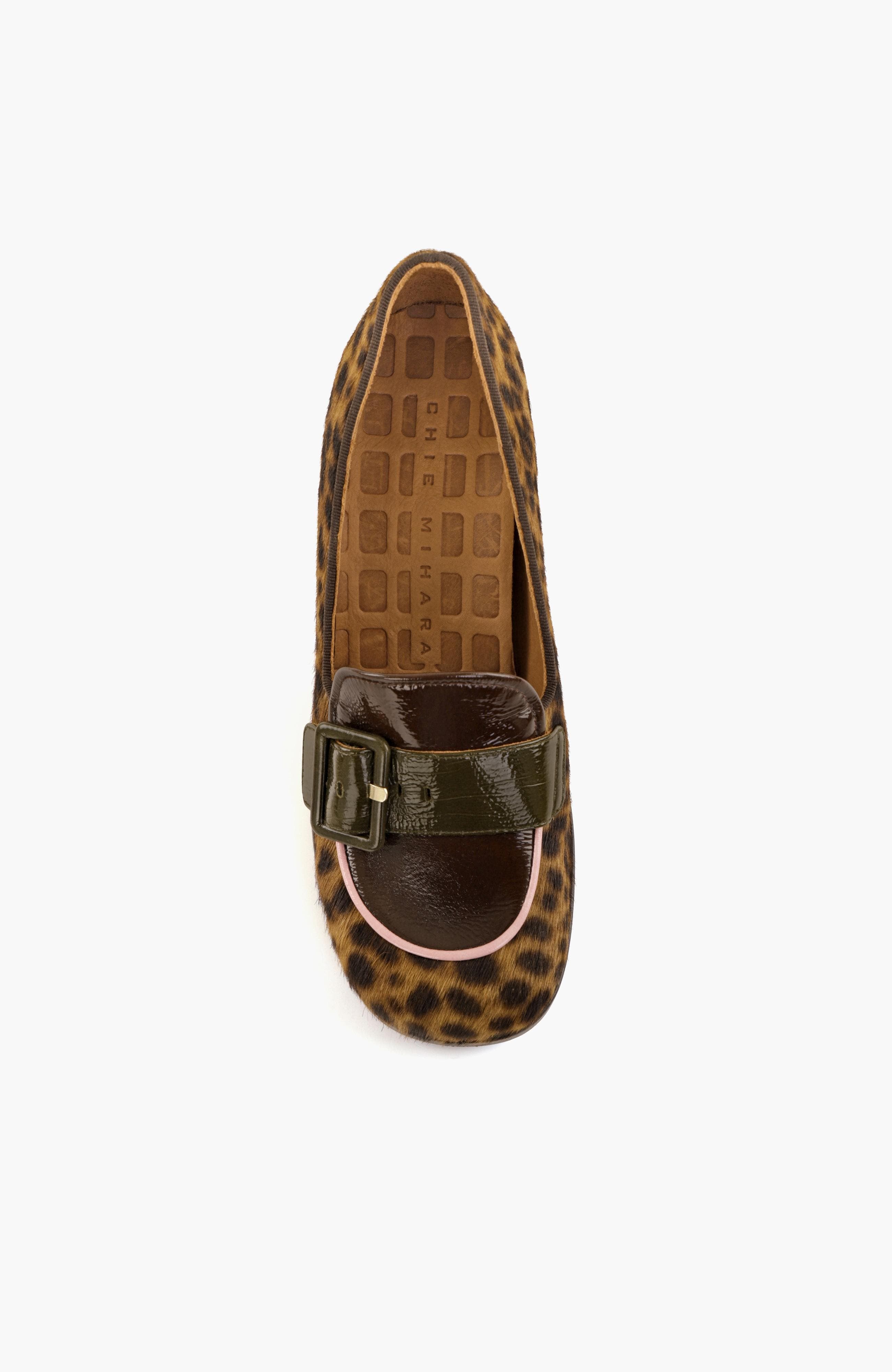 TEISIN49 Leopard print patent leather heeled Loafers, Alternate, color, Leopard