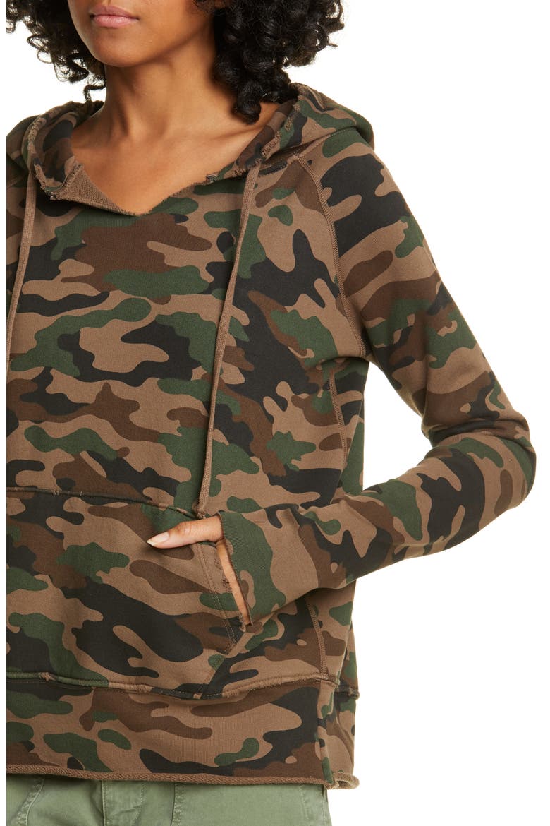 Janie Leopard Print Hoodie, Alternate, color, BROWN CAMOUFLAGE