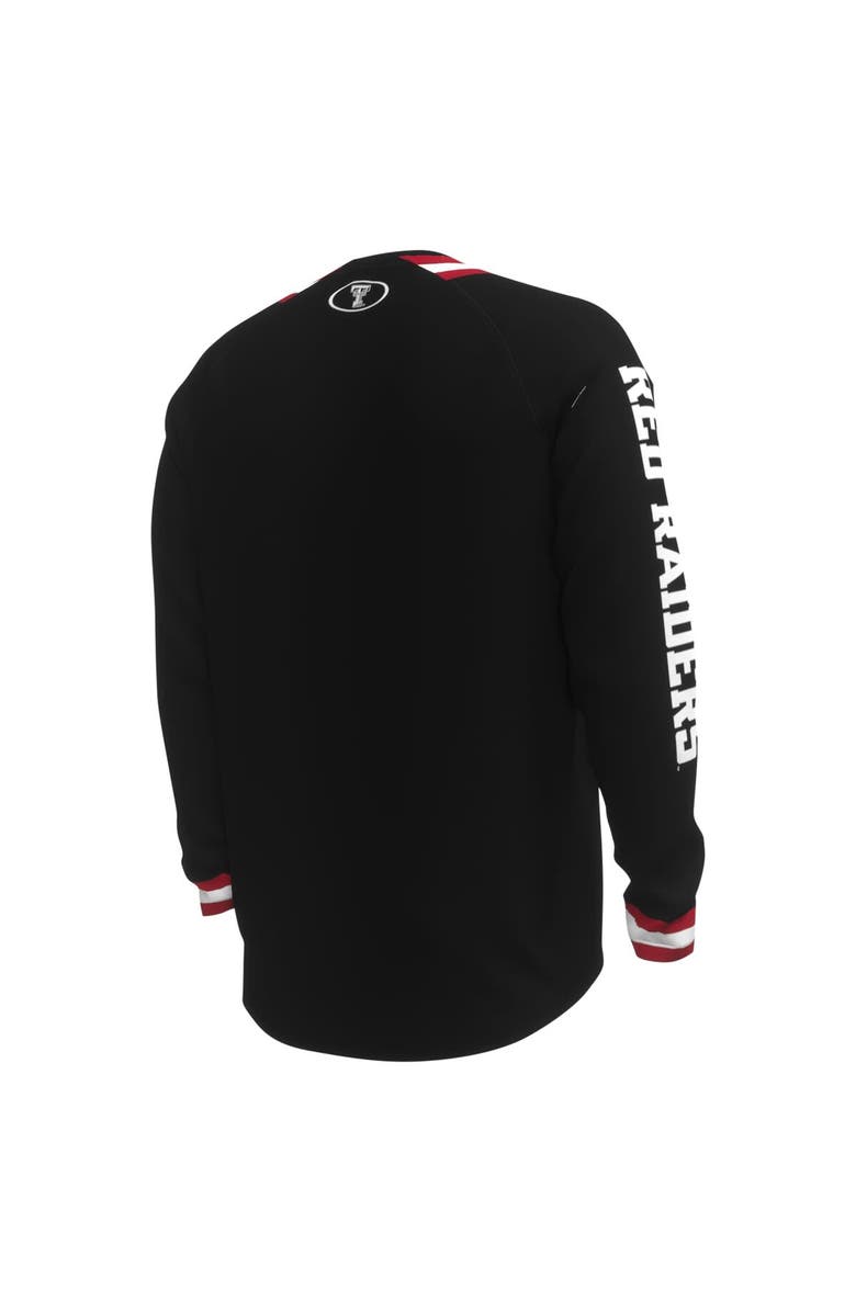 Under Armour Men's Under Armour Black Texas Tech Red Raiders Shooter Raglan Long Sleeve T-Shirt, Alternate, color, 
