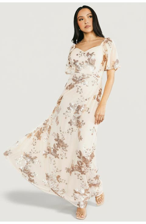 Karina Sequin Maxi Dress