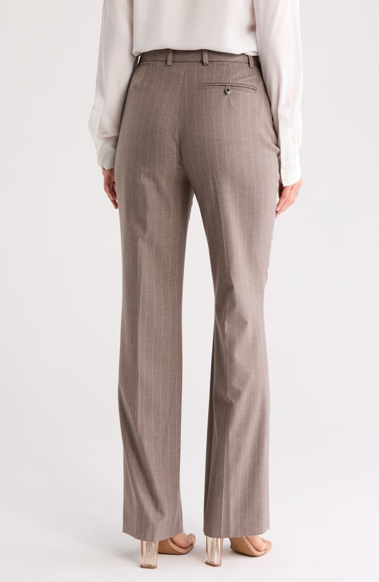 Calvin Klein Pinstripe Modern Pants, Alternate, color, Oyster Multi