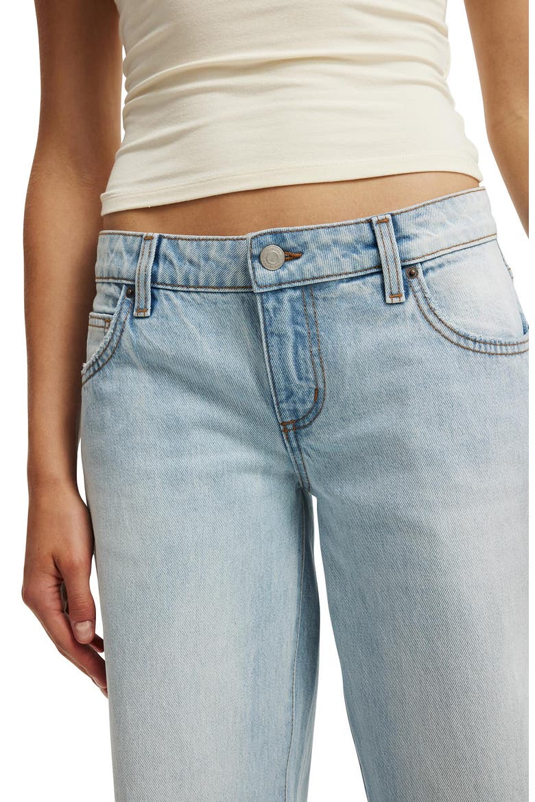 Women's Low Rise Straight Jean, Alternate, color, Notion Blue