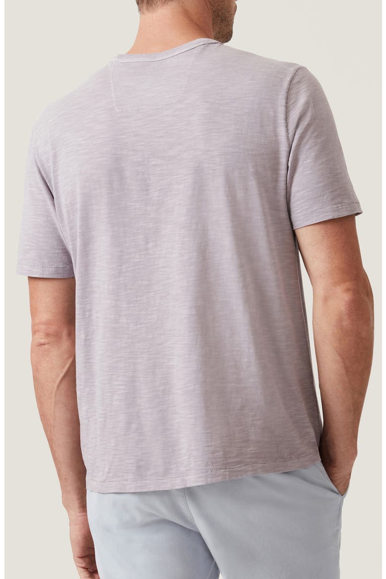 Crewneck Slub Cotton T-Shirt, Alternate, color, LILAC DUST